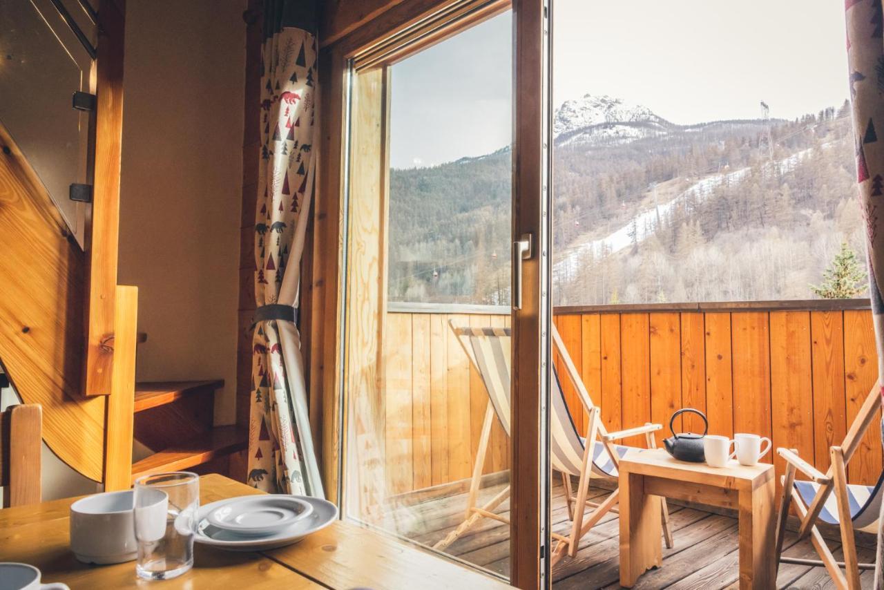 Le Serre D'Or, Grand Appartement Au Pied Des Pistes De Ski Saint-Chaffrey Kültér fotó